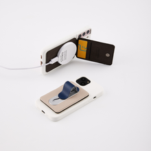 Load image into Gallery viewer, PhoneFin® Wallet: Beige/Navy