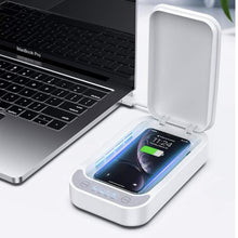 Load image into Gallery viewer, Black Fin® UVC Phone Sanitizer & Charger