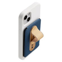 Load image into Gallery viewer, PhoneFin® Wallet: Blue/Gold
